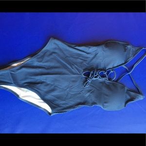 Cupshe brand, blue rubbed bathing suit